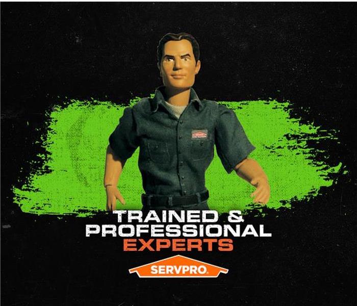 trained and professional experts caption with a male SERVPRO puppet